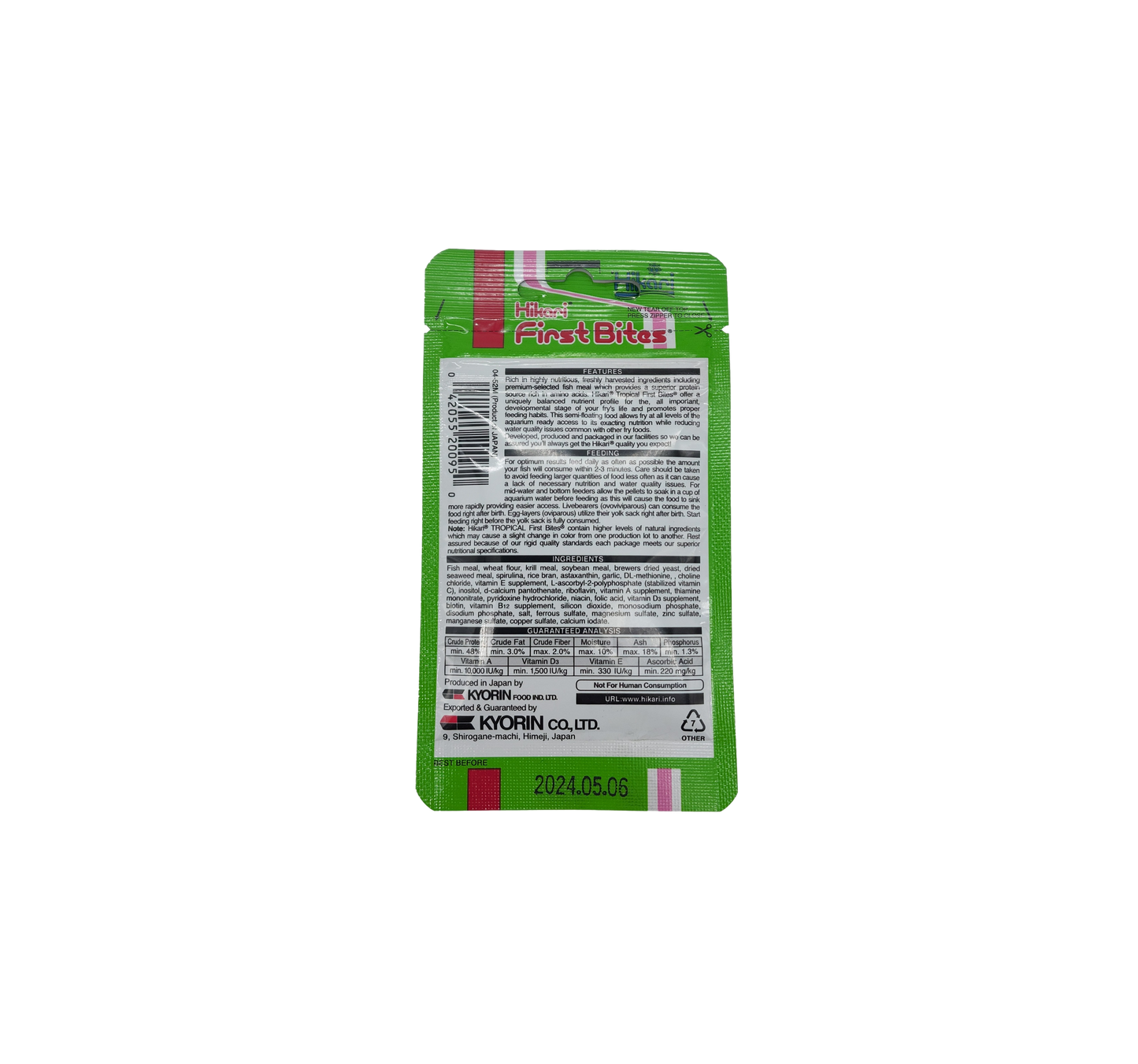 Hikari Tropical First Bites 0.35oz