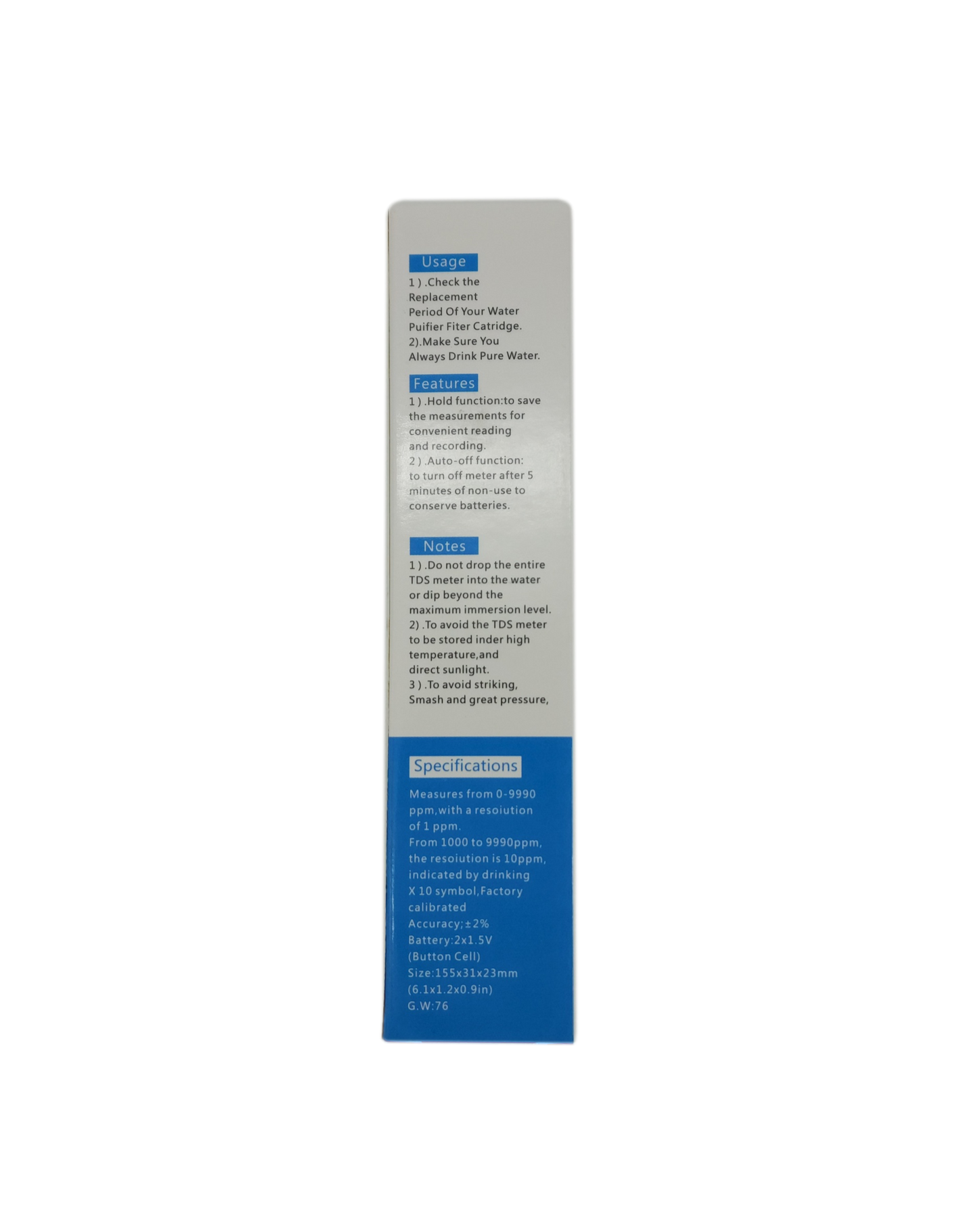 TDS Meter