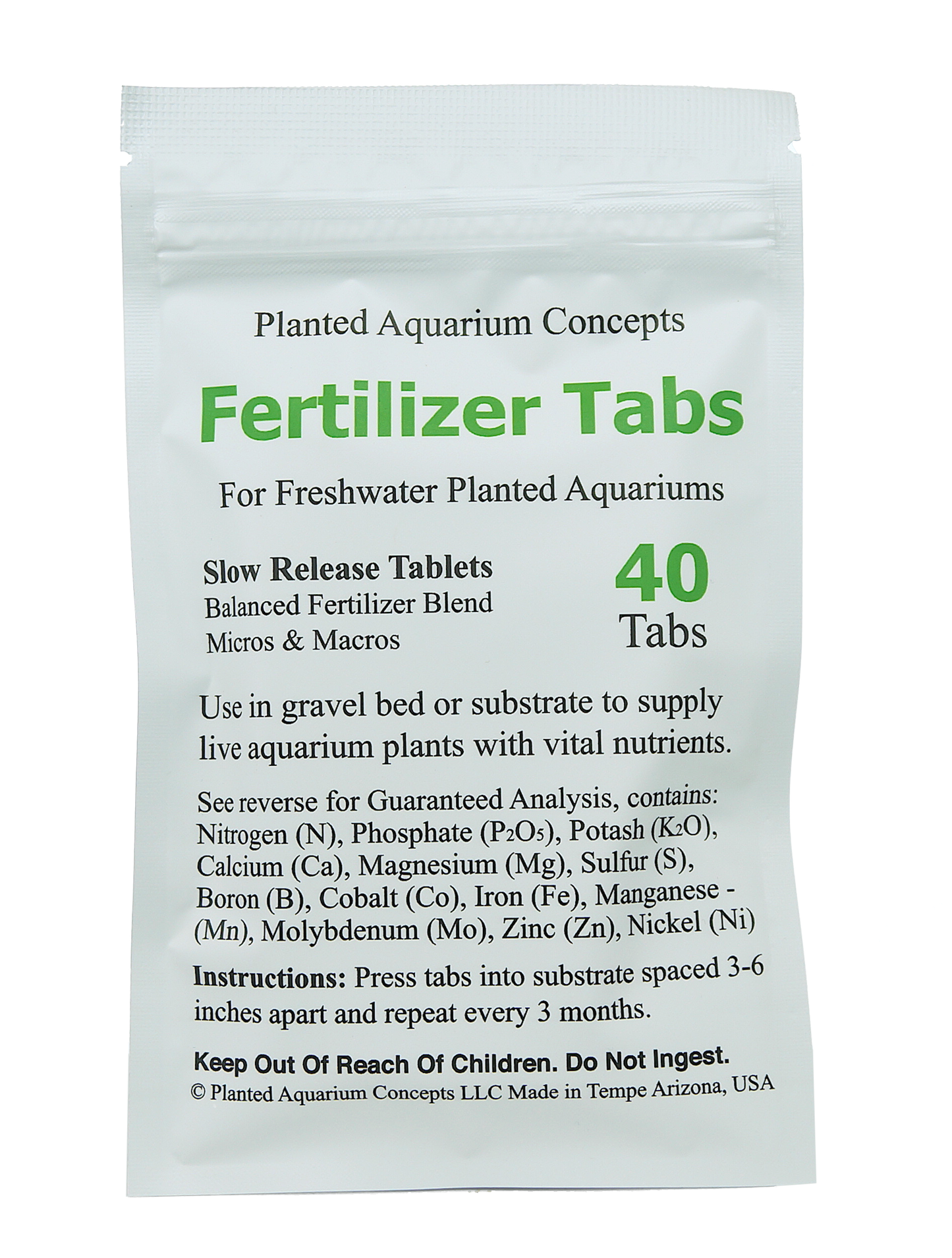 Root Fertilizer Tabs 40 Count