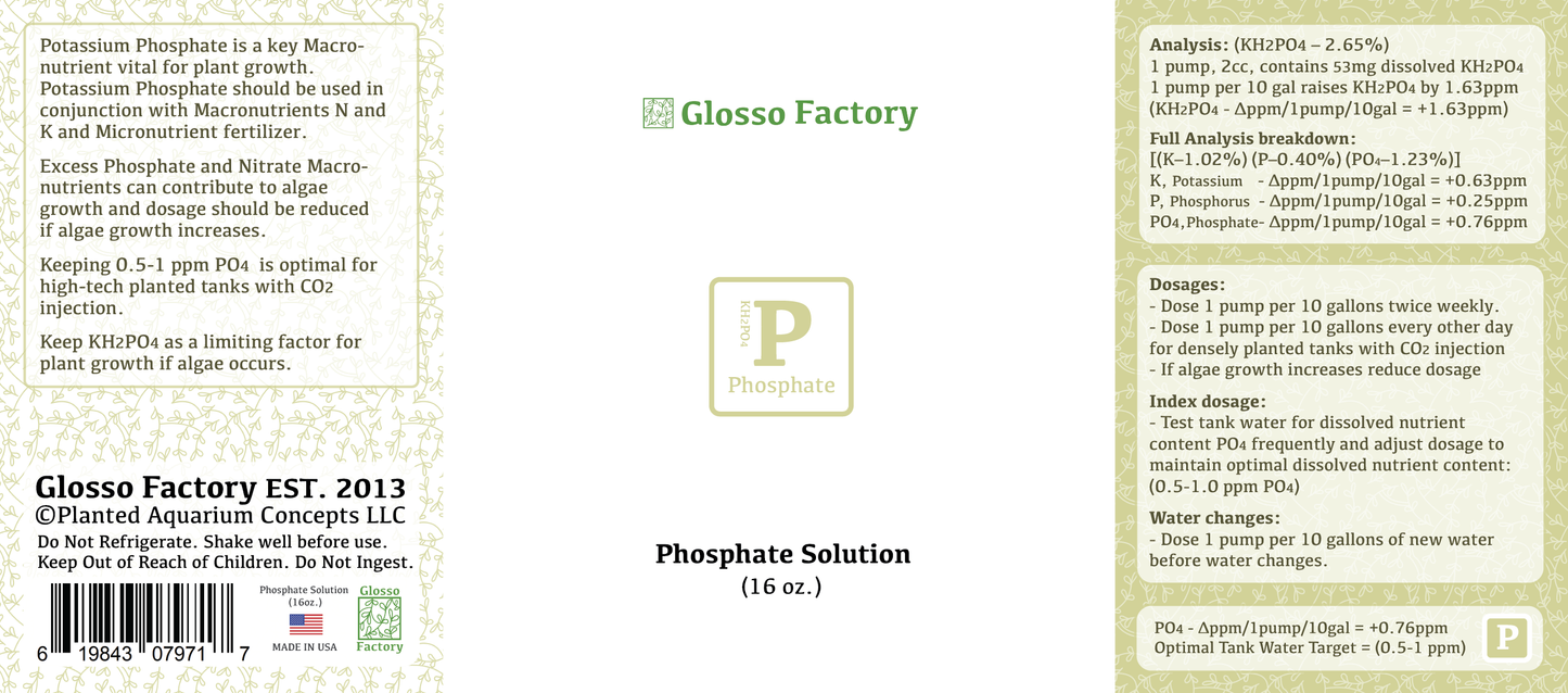Phosphate Fertilizer, 16oz