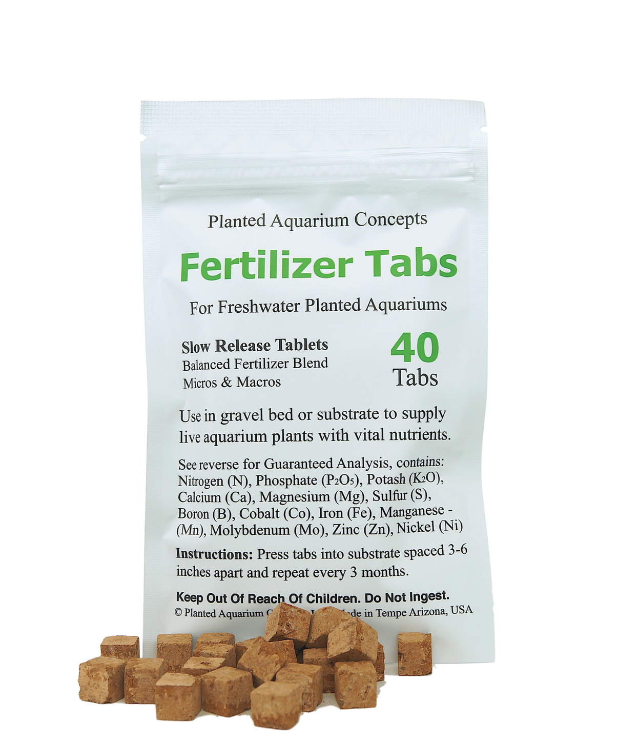 Root Fertilizer Tabs 40 Count Glosso Factory